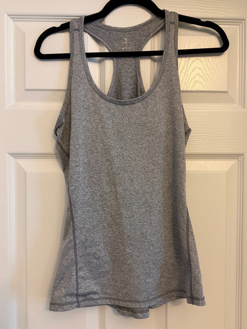 Grey Racerback Active Tank Top
